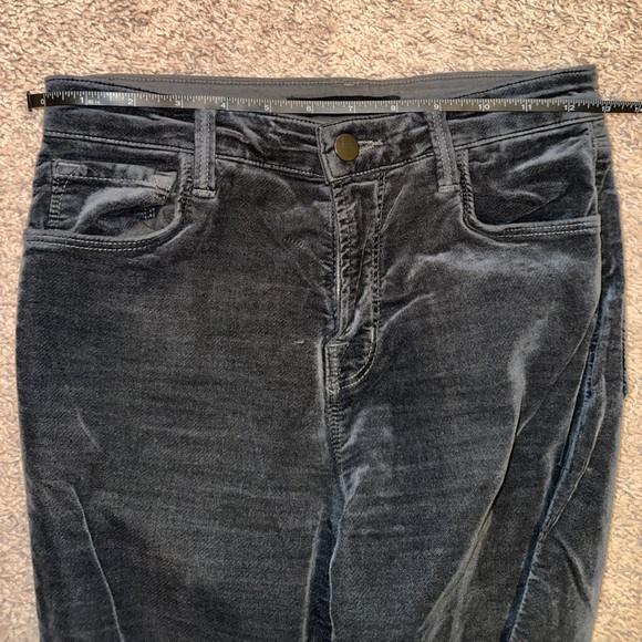 J Brand Velvet Maria High Rise Flare Bell Bottom Jeans Size 25 Grey - Picture 9 of 15